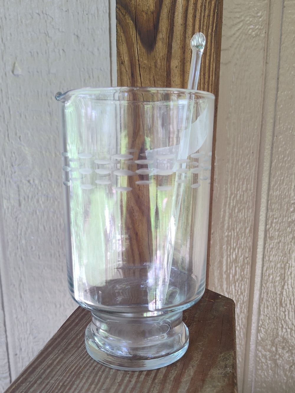 Princess House Martini Pitcher With Stir Stick No Glasses Just Pitcher